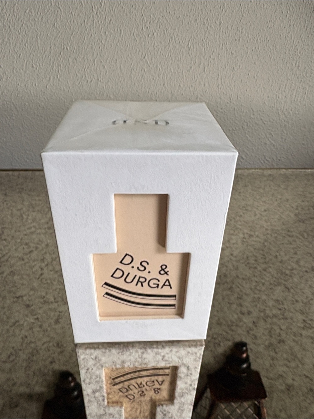 D.S. & Durga Fragrance in White Bottle Box - Cream